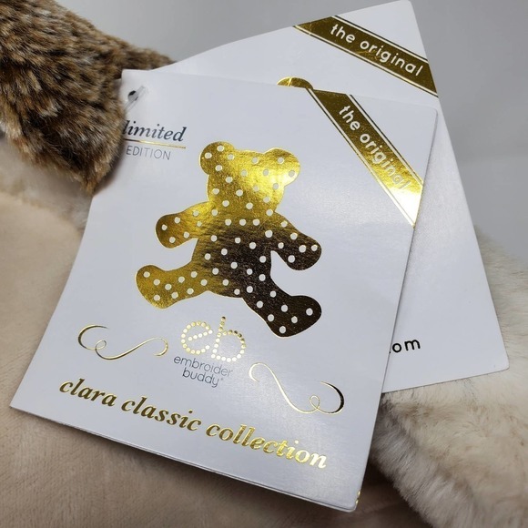 Clara Classic Collection EB Embroidery Buddies Dog Plush Animal Stuffed Toy - Picture 9 of 11